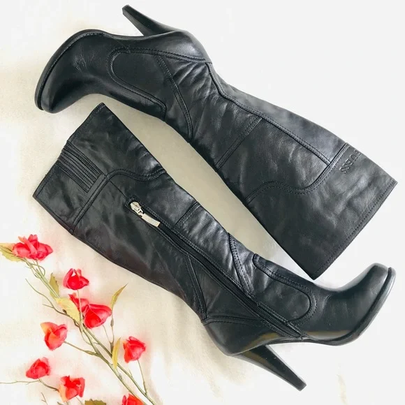 ❓GUESS Leather boots - Picture 3 of 15